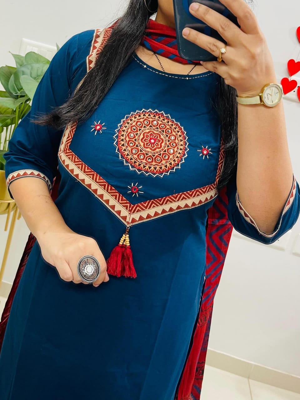 Dreamy Night Cotton Kurti Set